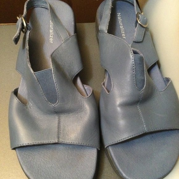 Naturalizer Ladies Shoe Sandal 605NA03 Size 9M Justice Blue Jeans - Picture 2 of 11